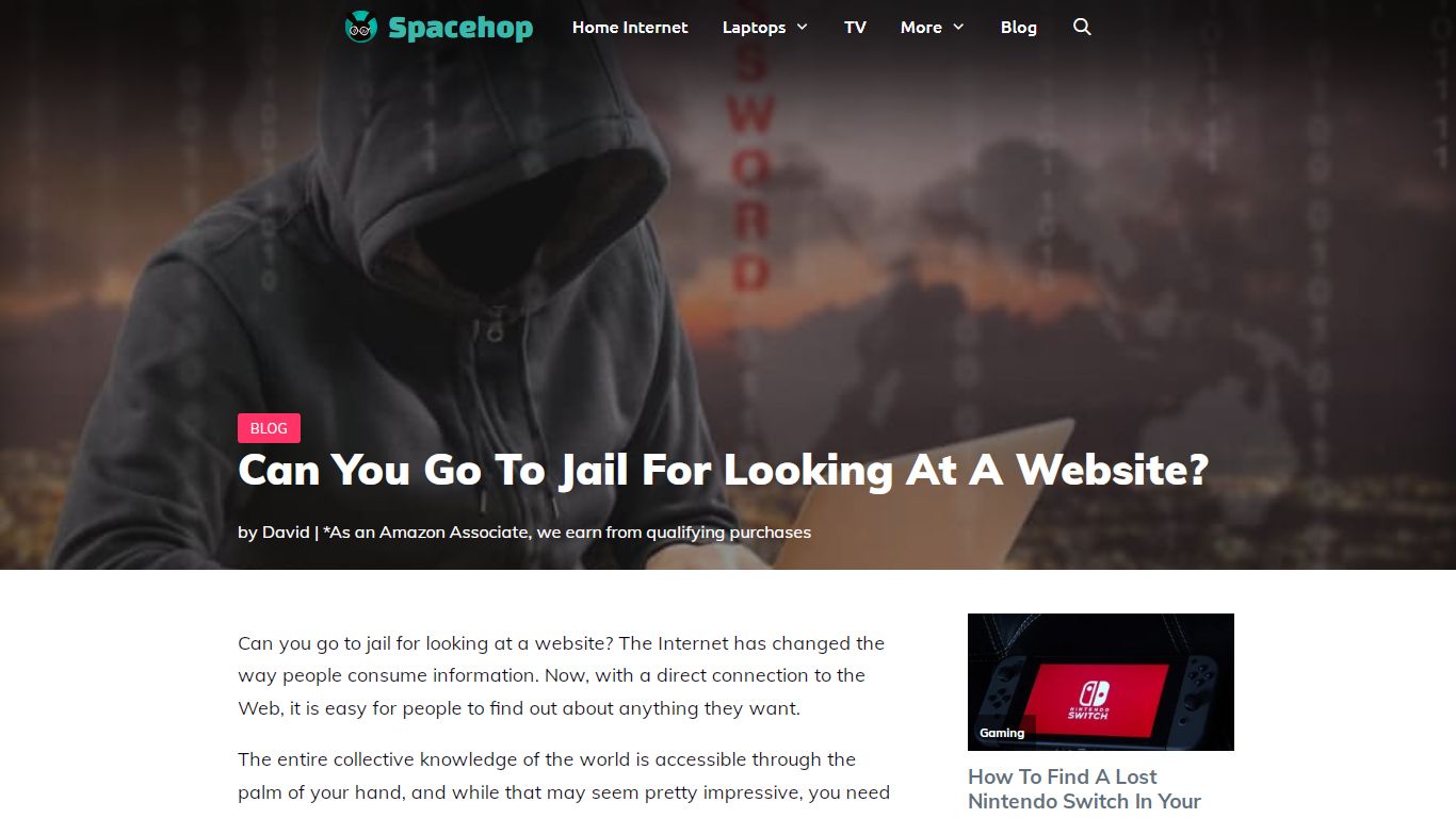 Can You Go To Jail For Looking At A Website? - Spacehop